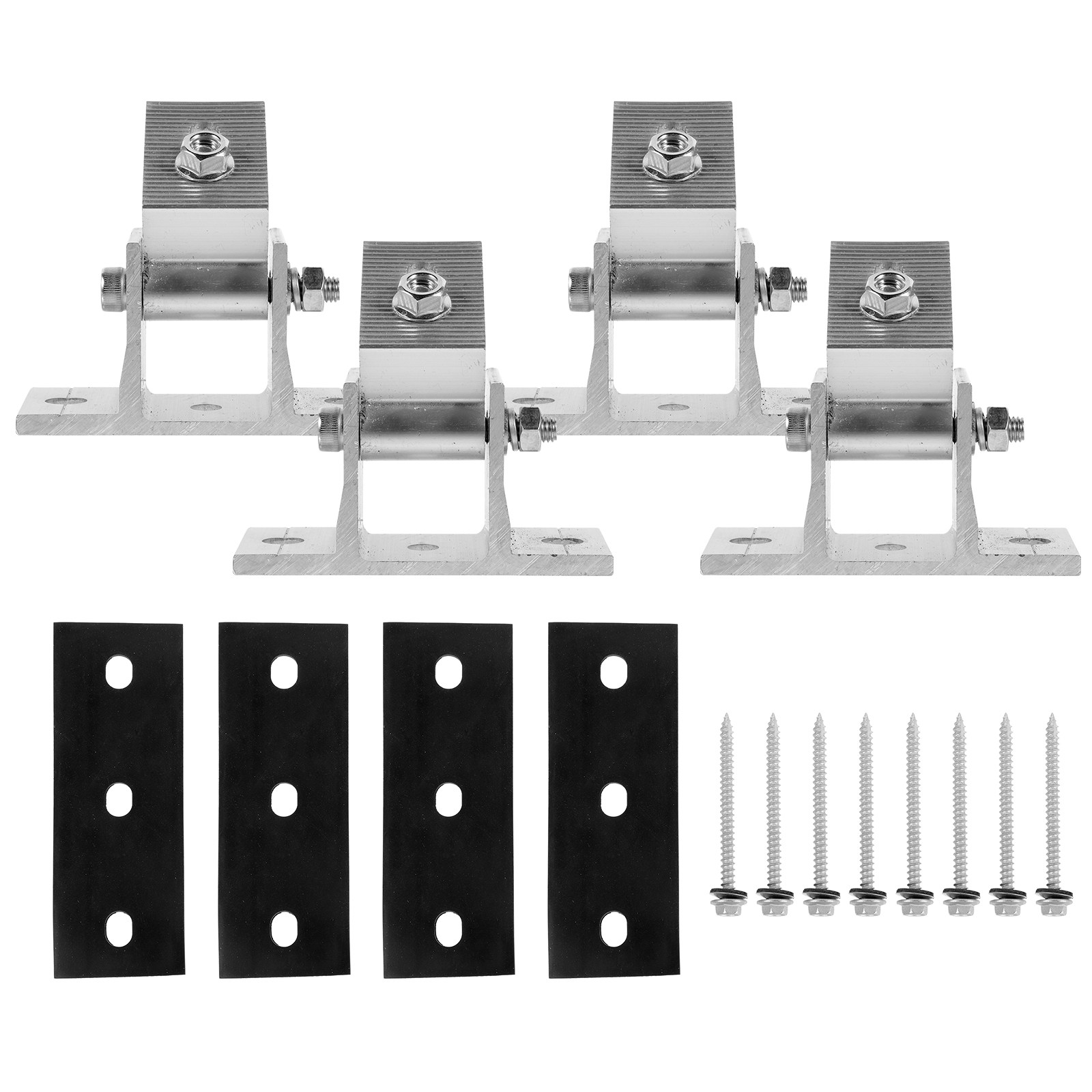 Flat Panel Mount Tilt - 4Pcs Aluminum Alloy Adjustable Solar Panel
