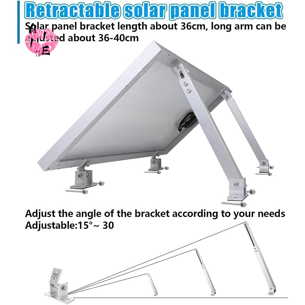 Flat Panel Mount Tilt - A11E-Adjustable Solar Panel Tilt Mount Brackets
