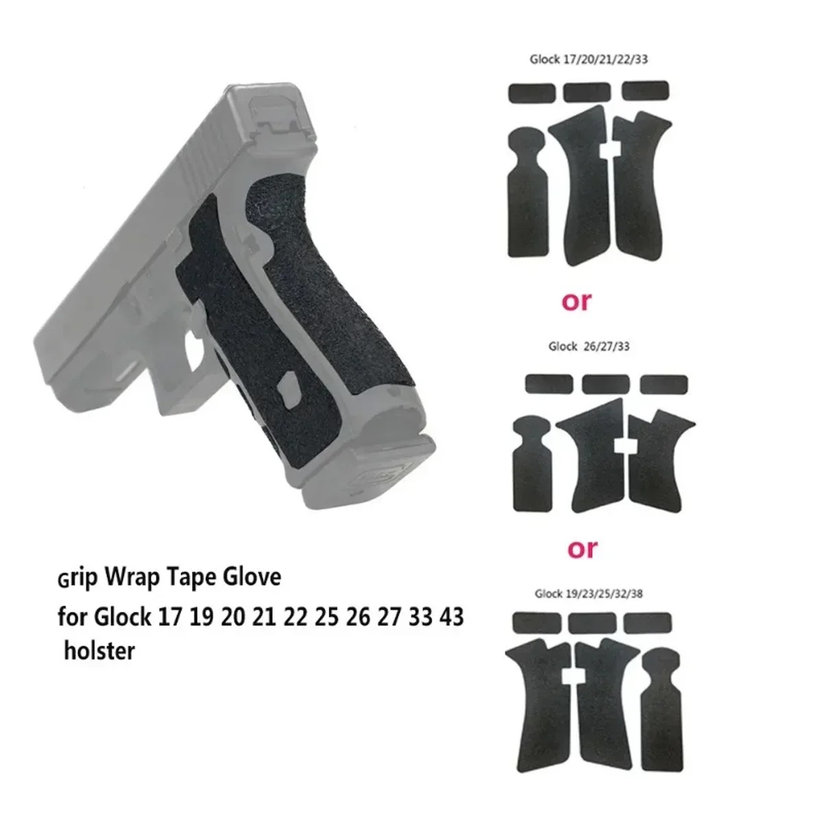 Tape Gun Dispenser - Non-slip Rubber Texture Grip Wrap Tape