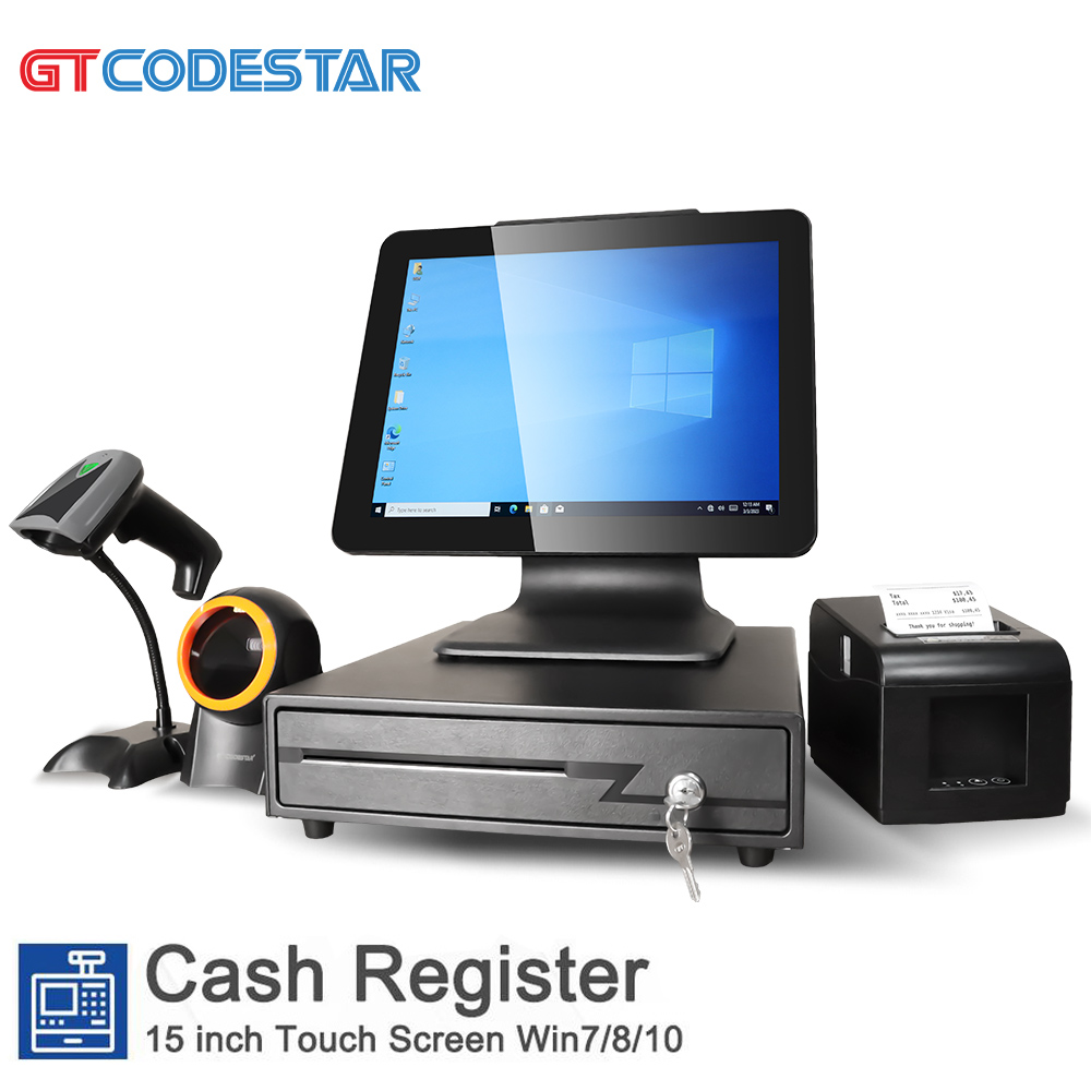 Cash Drawer Pos - Desktop POS Computer Cash Register Touch