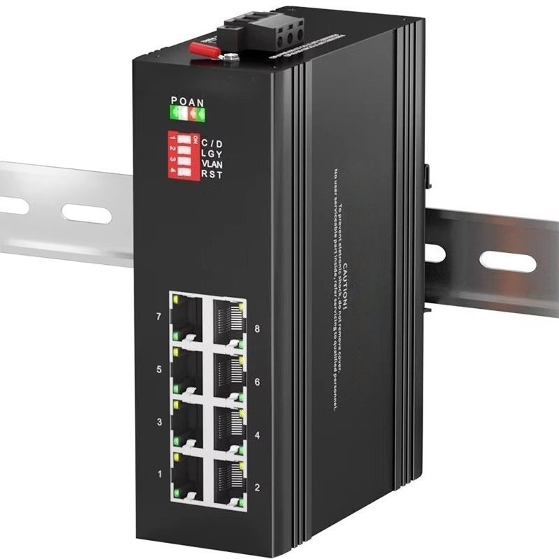 Ethernet Switch 8 Port - Gigabit Ethernet Switch 8 Port Industrial