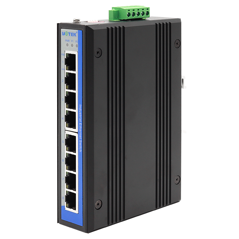 Ethernet Switch 8 Port - UOTEK 8 Port Unmanaged Gigabit POE