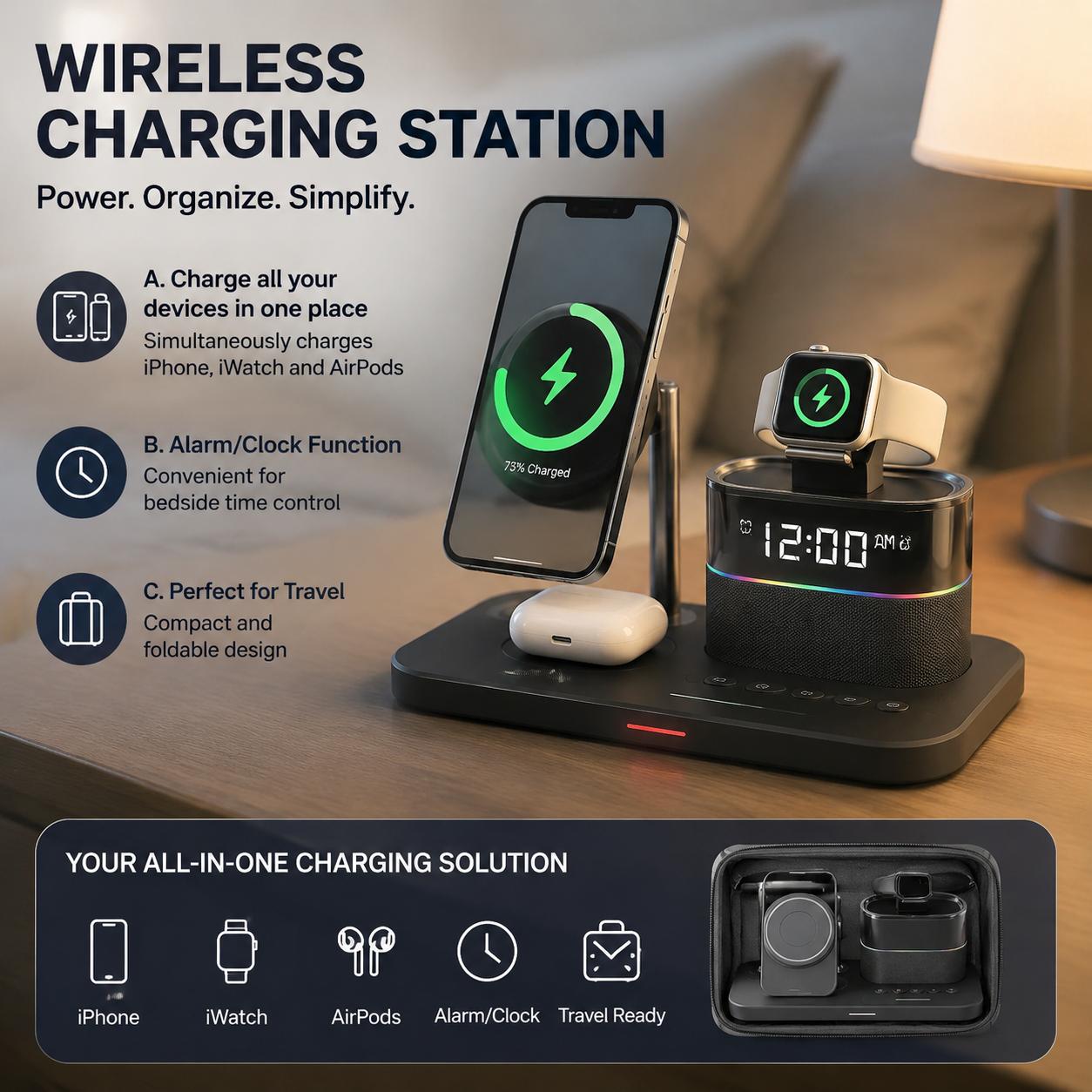 Magnetic Wireless Charging Sta - đánh giá và giá Office Technology