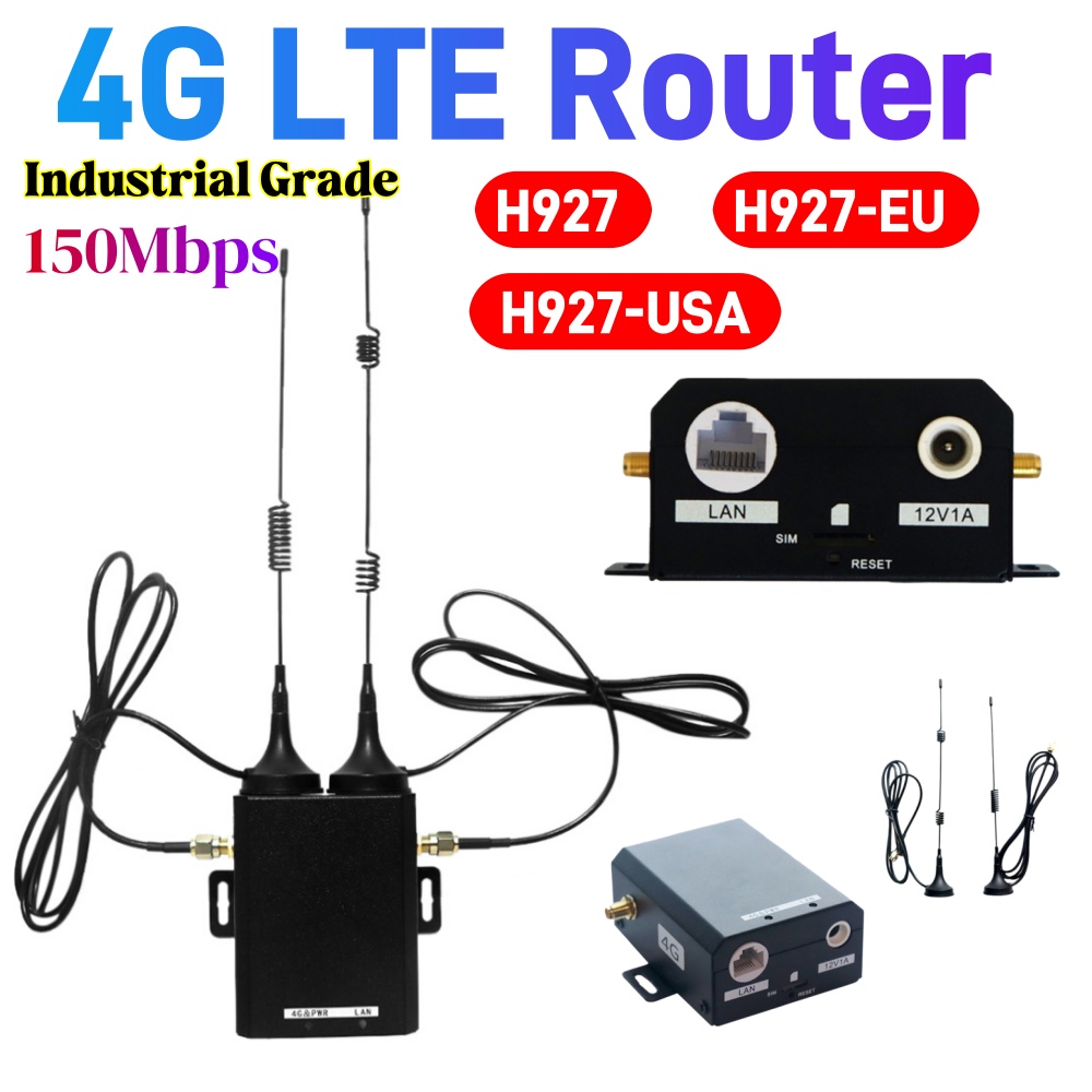 H927 WiFi Router Industrial Gr - đánh giá và giá 4G Lte Router Sim