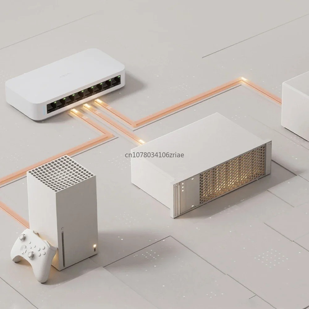 Origina Xiaomi Gigabit Etherne - đánh giá và giá Ethernet Switch 8 Port