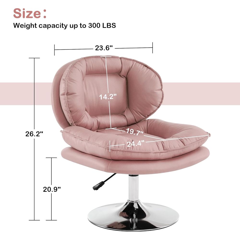 Swivel Vanity Chair with Adjus - đánh giá và giá Office Tech Chair