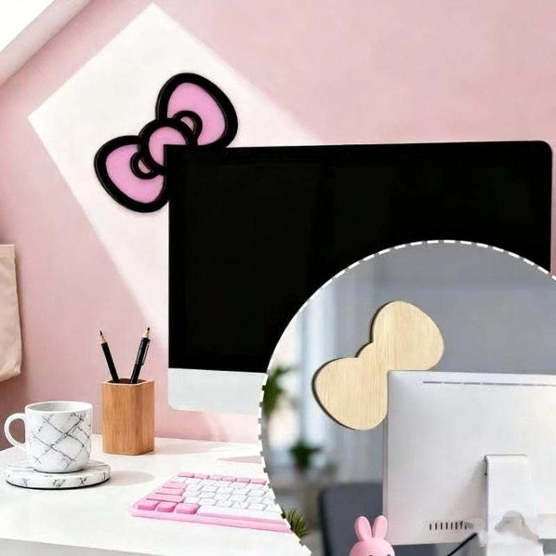 New 1/2Pcs Wooden Bowknot PC A - đánh giá và giá Office Technology