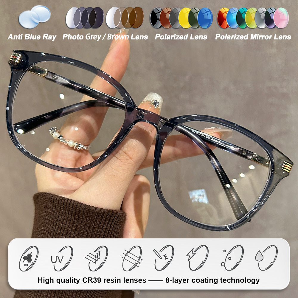 CLLOIO Round Large Frame Myopi - đánh giá và giá Office High Tech