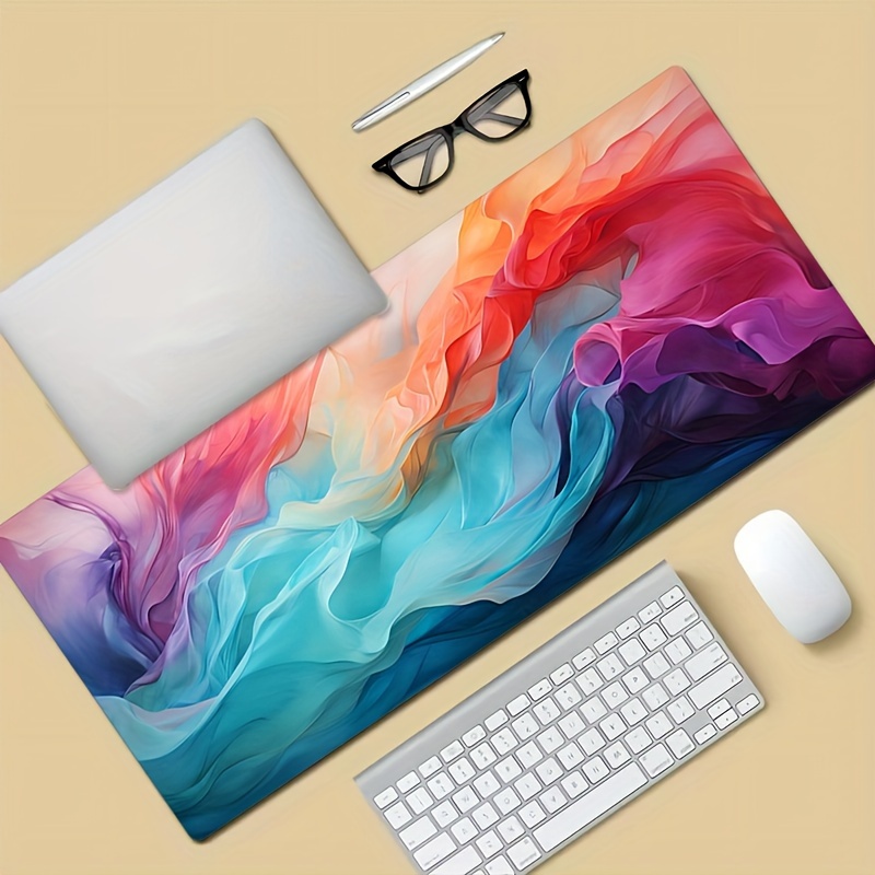 Large Abstract Color Mouse Pad - đánh giá và giá Office Tech Desk