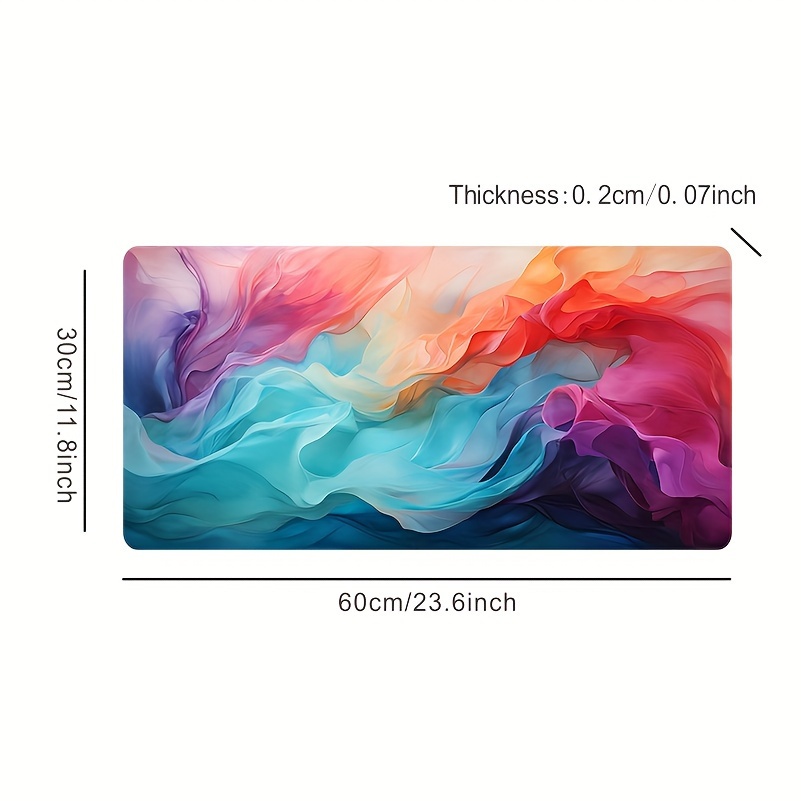 Large Abstract Color Mouse Pad - đánh giá và giá Office Tech Desk