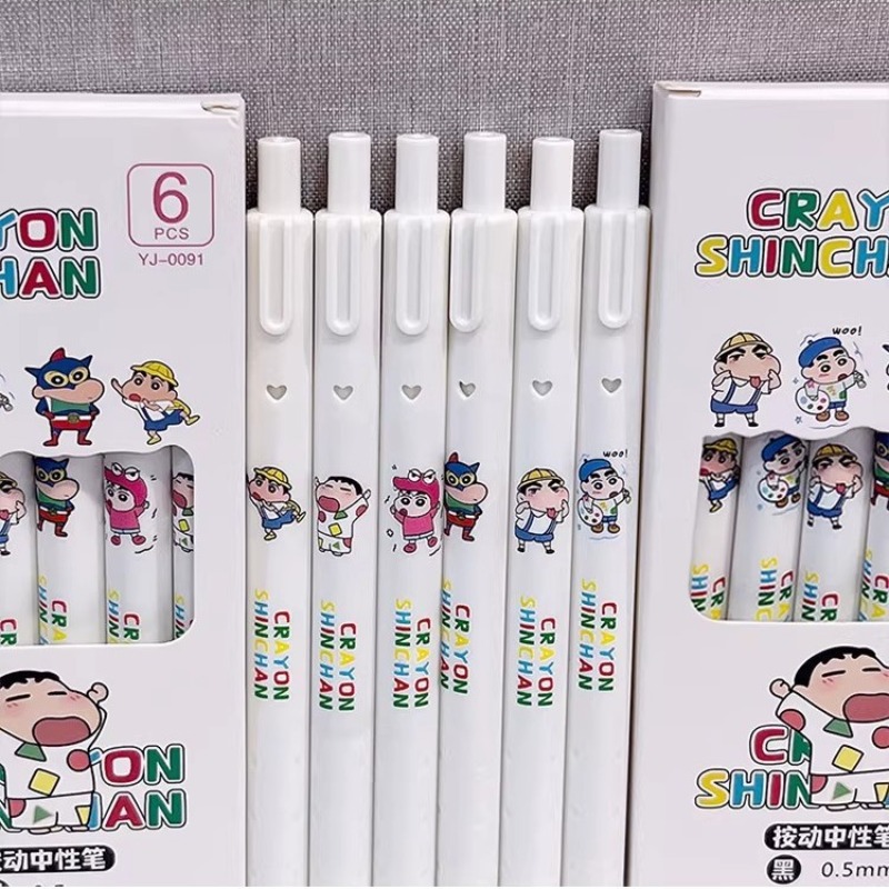 Cute Crayon Shin-chan Push Pen - đánh giá và giá Office High Tech