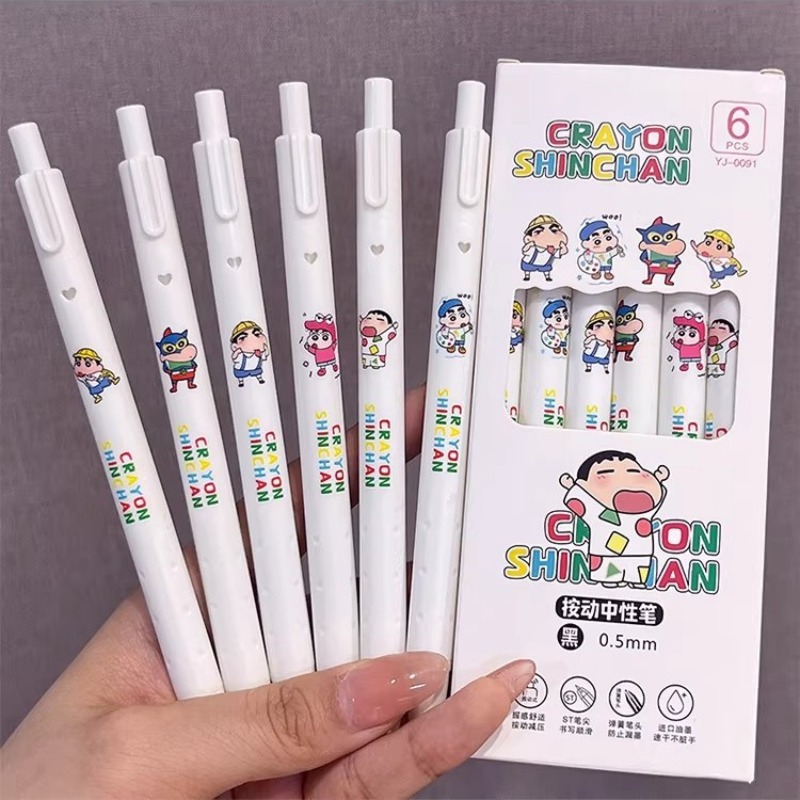Cute Crayon Shin-chan Push Pen - đánh giá và giá Office High Tech