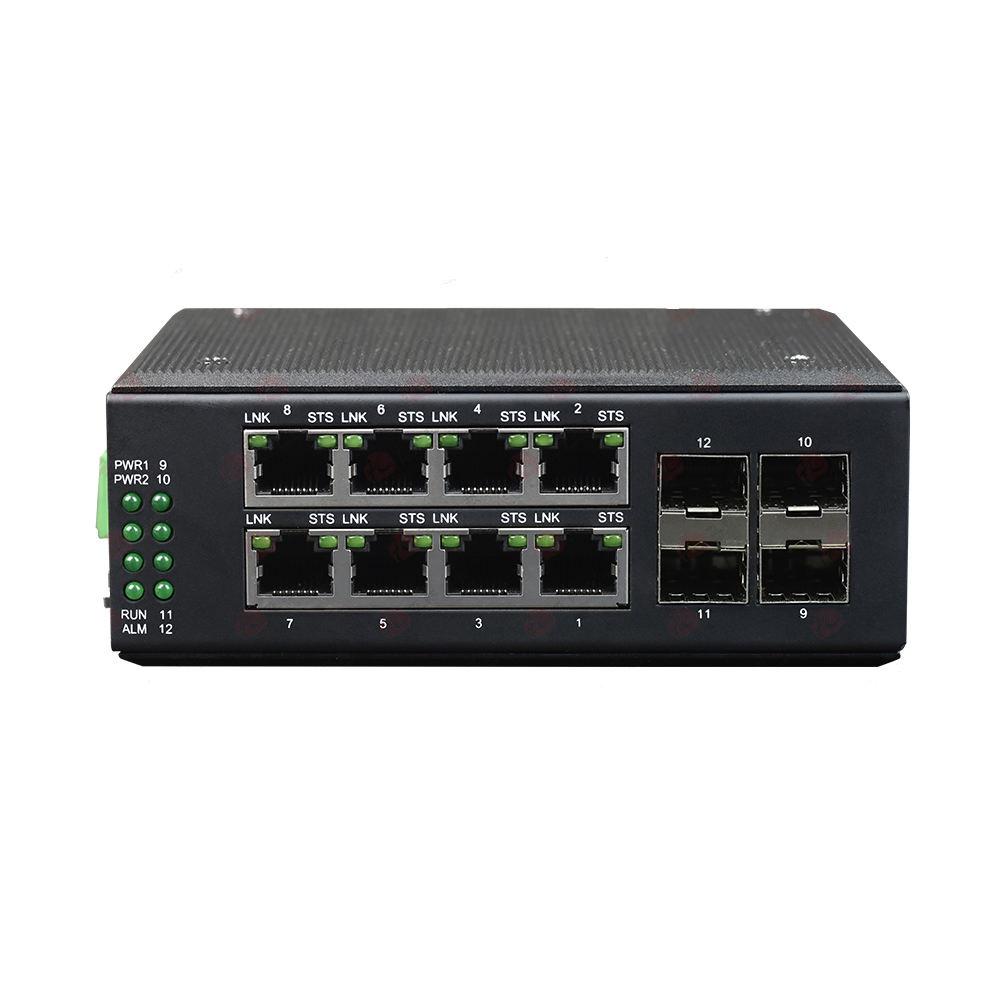 DIN Rail L2 Managed 8 Port Rin - đánh giá và giá Ethernet Switch 8 Port