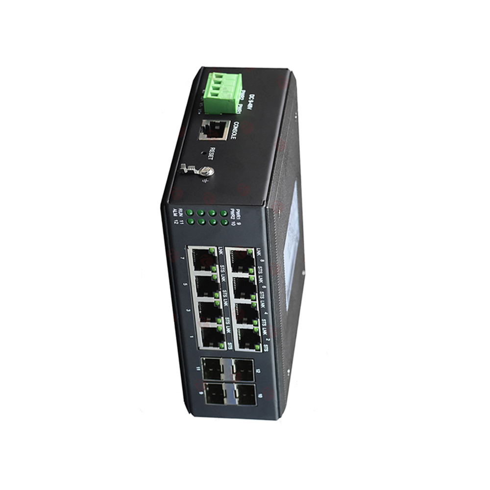 DIN Rail L2 Managed 8 Port Rin - đánh giá và giá Ethernet Switch 8 Port