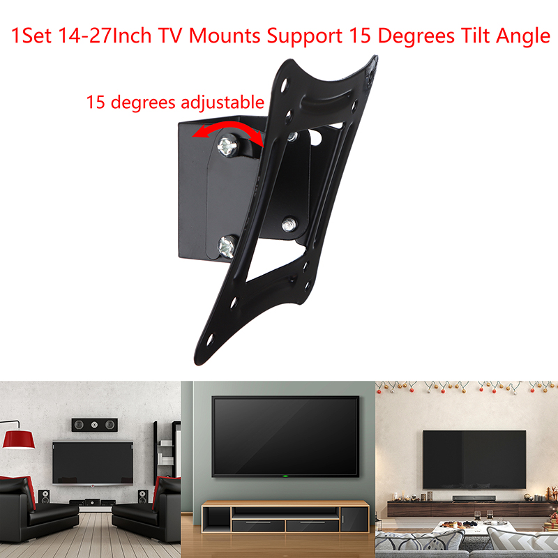 Hot 1Set 14-27Inch TV Mounts L - đánh giá và giá Flat Panel Mount Tilt