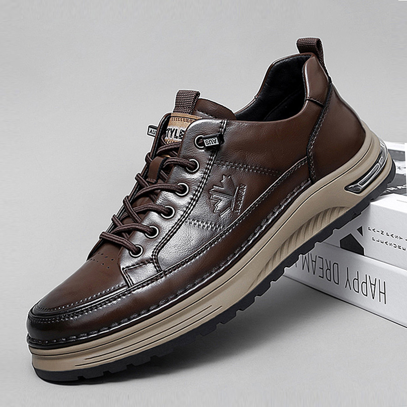 Luxury Genuine Leather Mens Ca - đánh giá và giá Office High Tech
