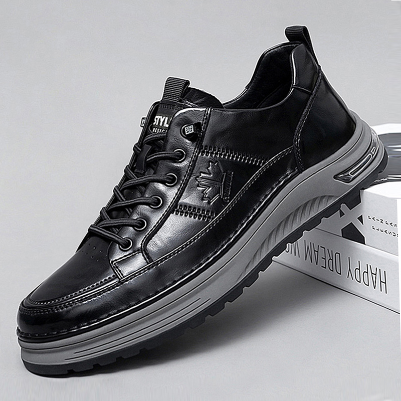 Luxury Genuine Leather Mens Ca - đánh giá và giá Office High Tech