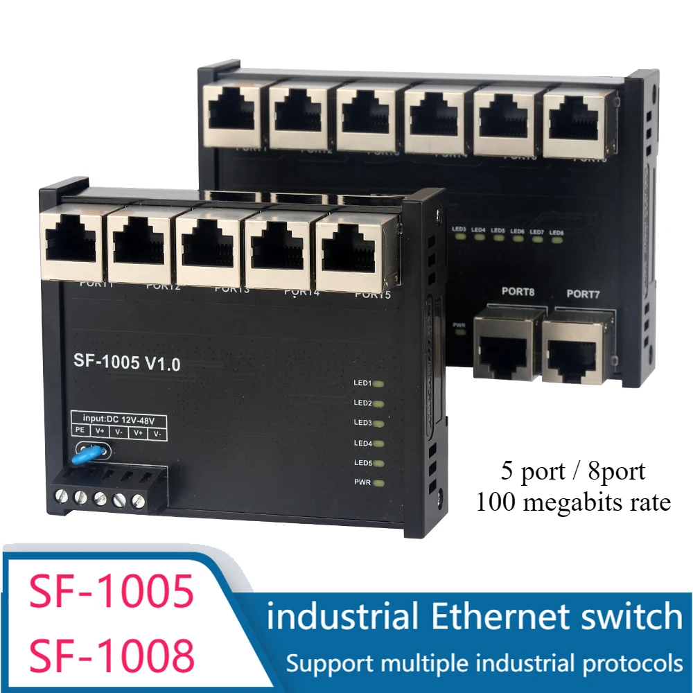 Industrial Ethernet Switch 5 P - đánh giá và giá Ethernet Switch 8 Port