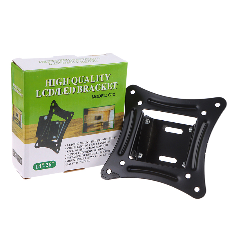 1Set 14-27Inch TV Mounts LCD L - đánh giá và giá Flat Panel Mount Tilt