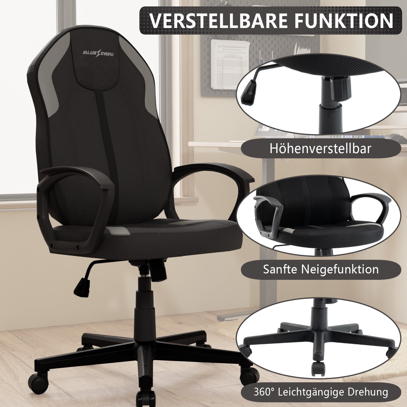 Vigosit Ergonomic Office Chair - đánh giá và giá Office Tech Chair