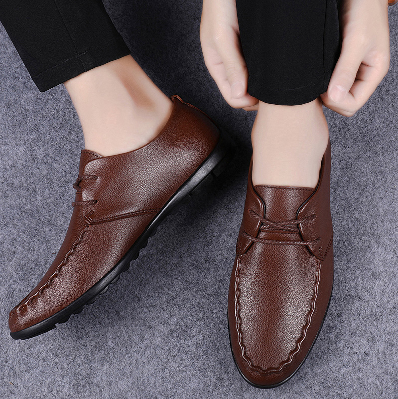 Genuine leather men's shoes Mi - đánh giá và giá Office High Tech
