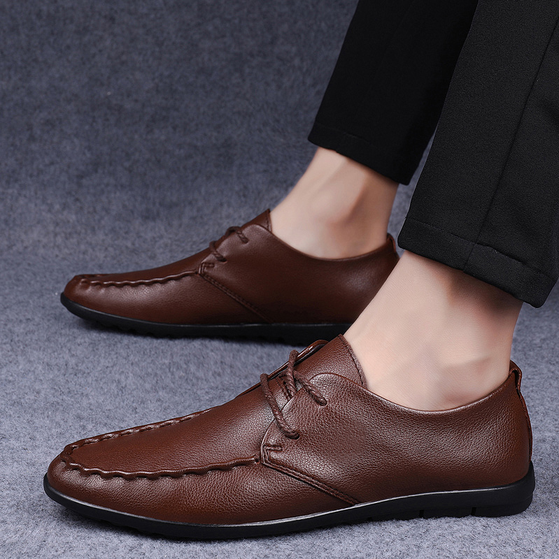 Genuine leather men's shoes Mi - đánh giá và giá Office High Tech