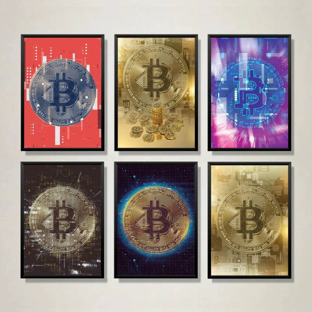 Cyber Tech Circuit Golden Coin - đánh giá và giá Tech Office Wallpaper