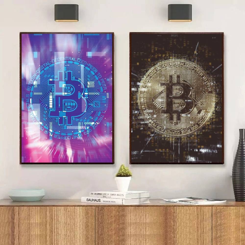Cyber Tech Circuit Golden Coin - đánh giá và giá Tech Office Wallpaper
