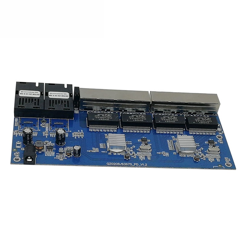 Reverse PoE Switch 8 RJ45 2 SC - đánh giá và giá Ethernet Switch 8 Port