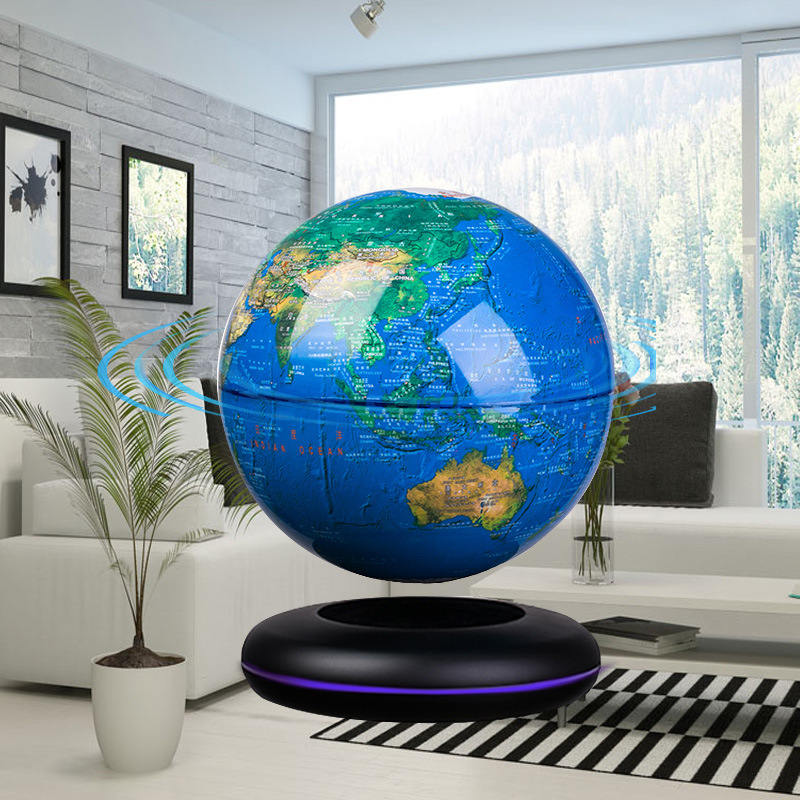Magnetic Levitation Globe 8 In - đánh giá và giá Office High Tech